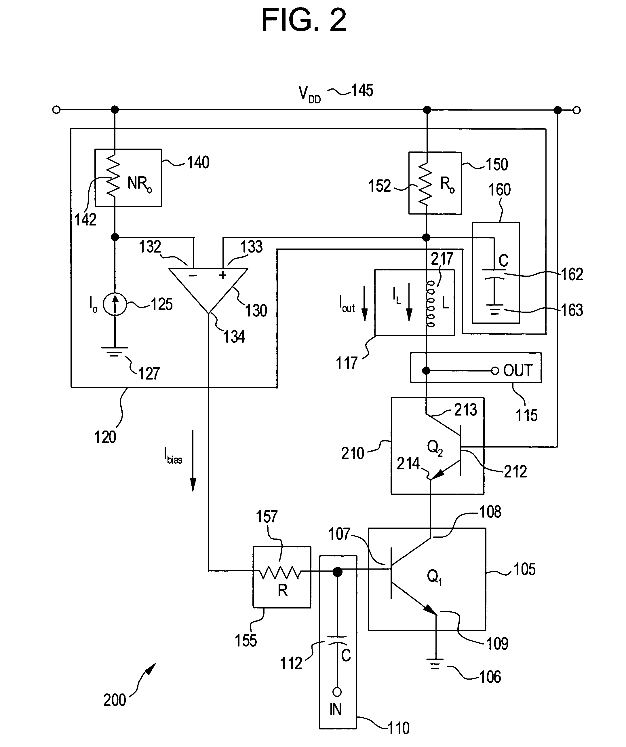 Active bias circuit for low-noise amplifiers