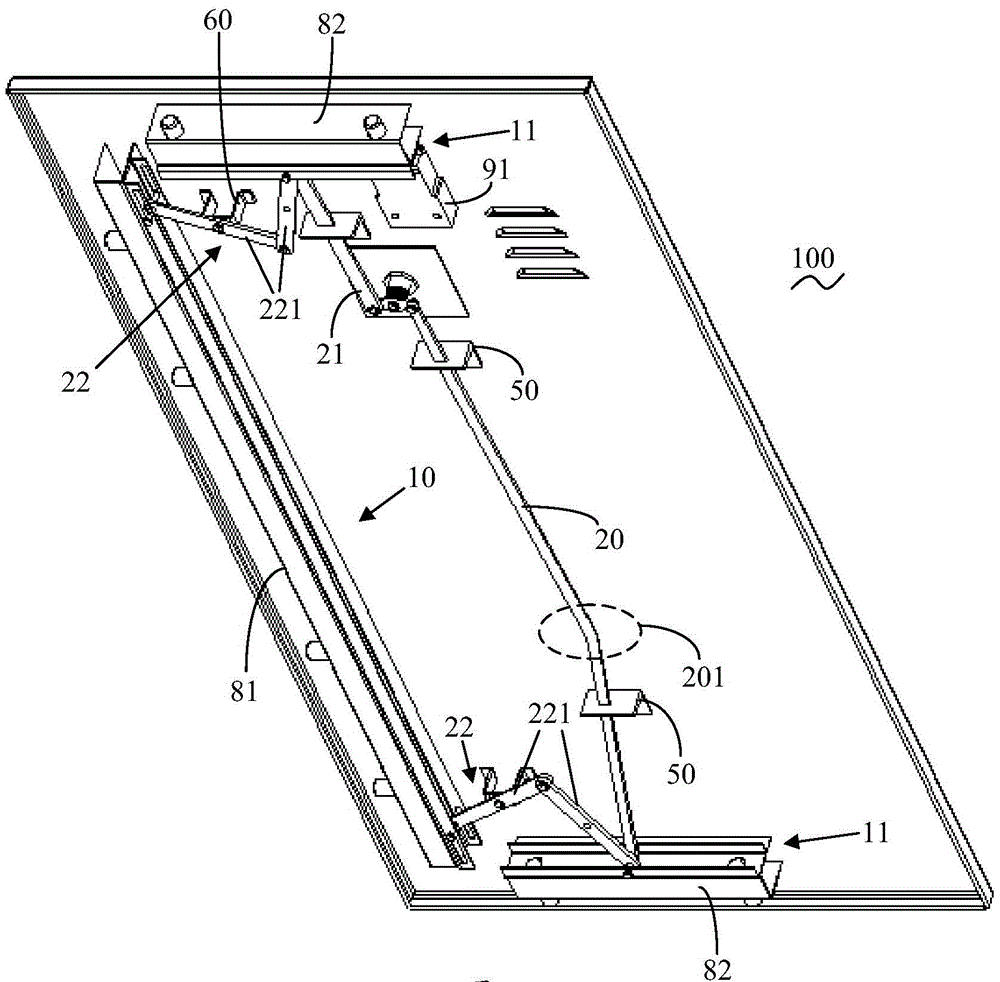 Cabinet linkage door lock