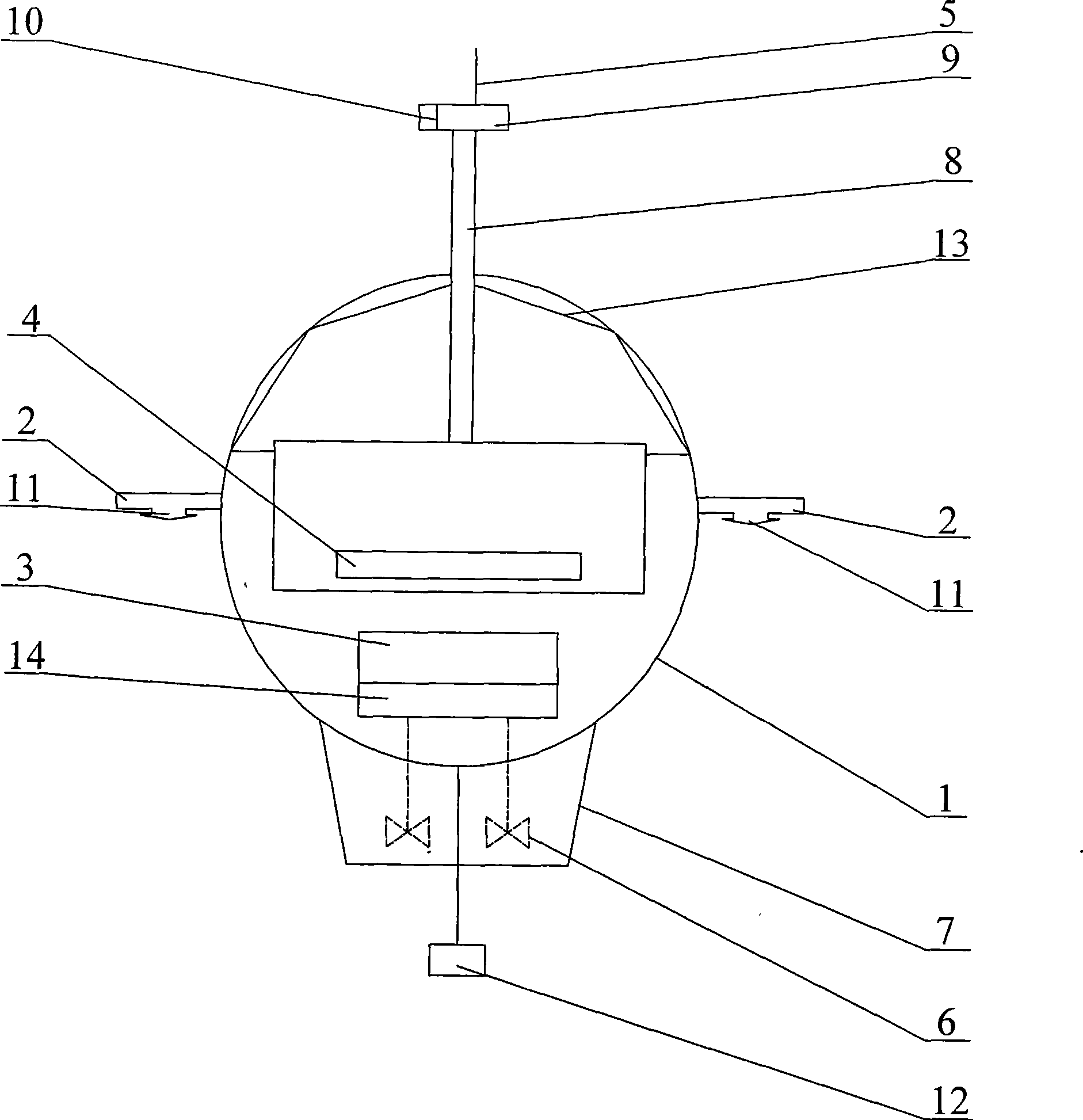 Intelligent monitoring detection system with positioning or cruising function on water