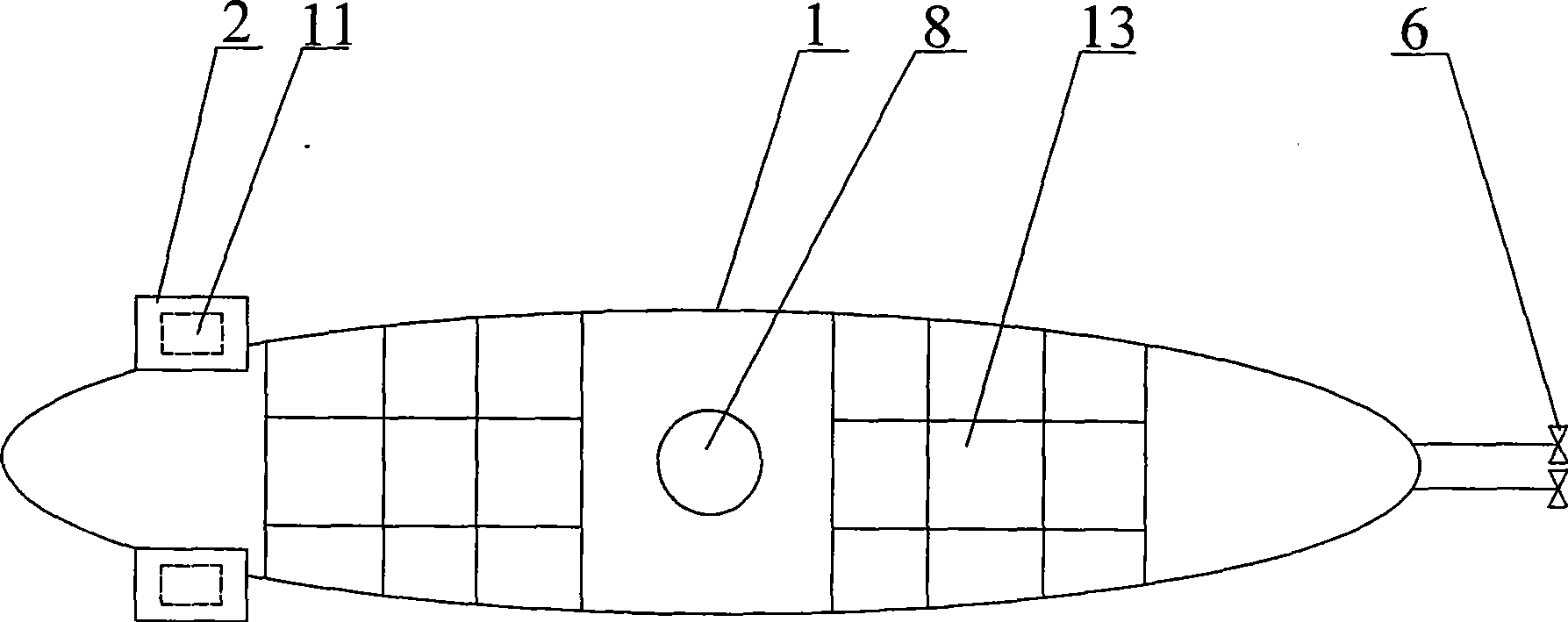 Intelligent monitoring detection system with positioning or cruising function on water