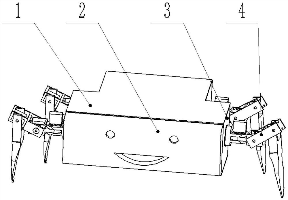 Amphibious robot based on gear type transmission