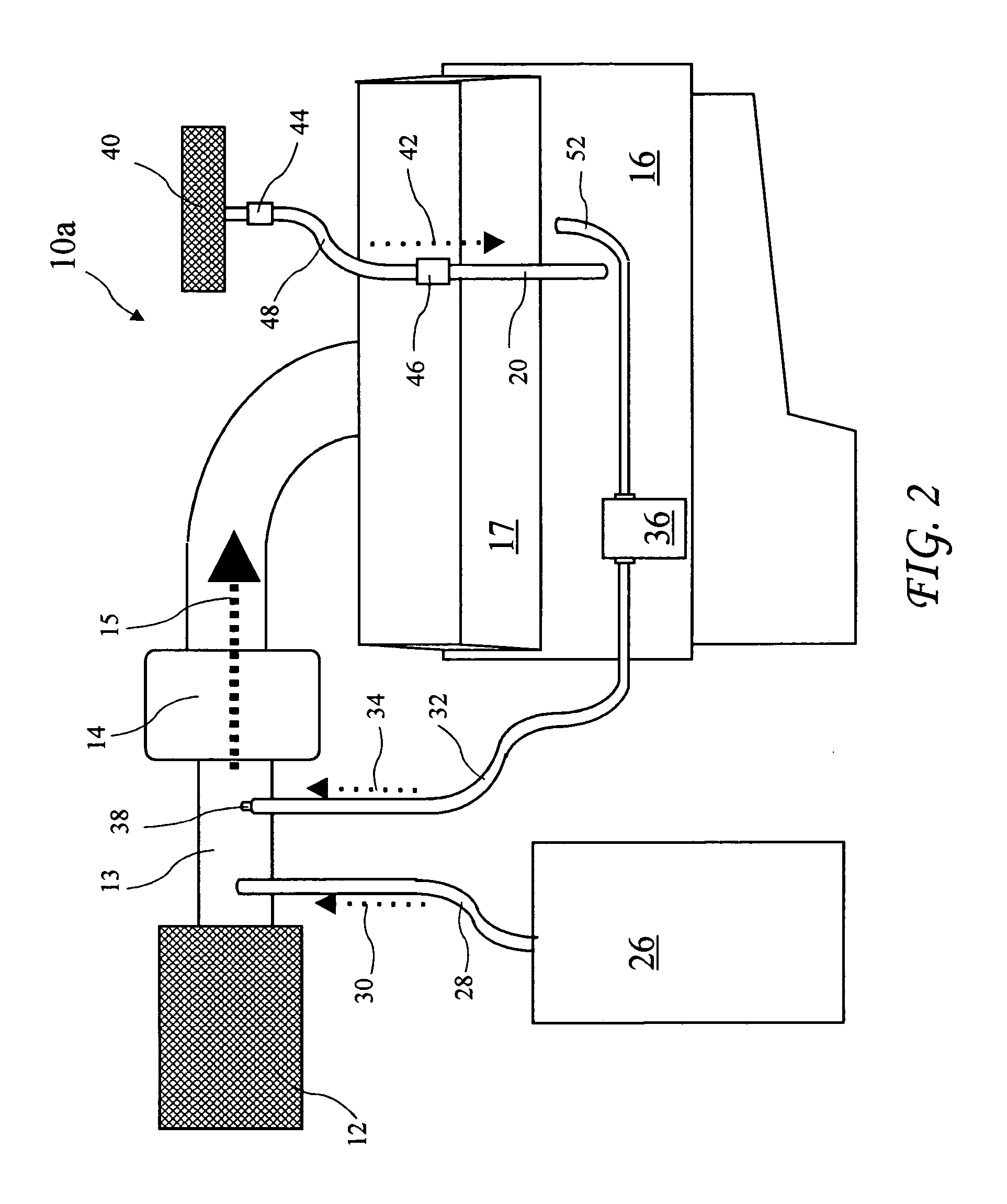 Hydrogen augmented diesel crankcase ventilation