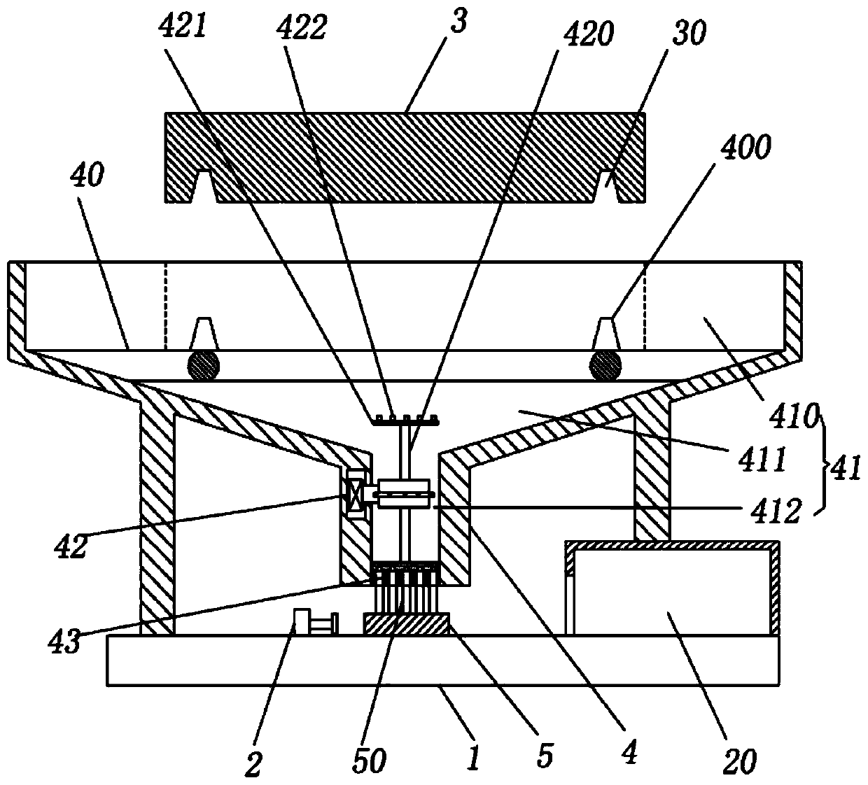 Car shell model material recovery device