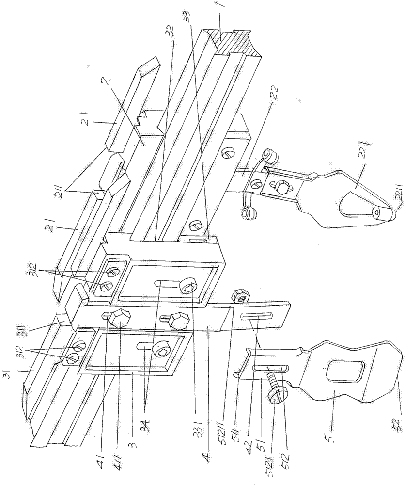 Yarn pressing device of computer flat-knitting machine