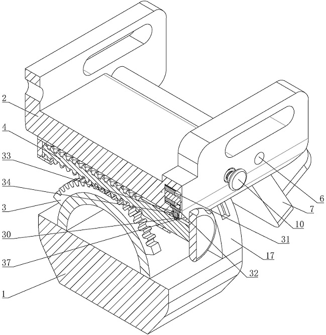 Body position adjusting device for ultrasonic examination in late pregnancy