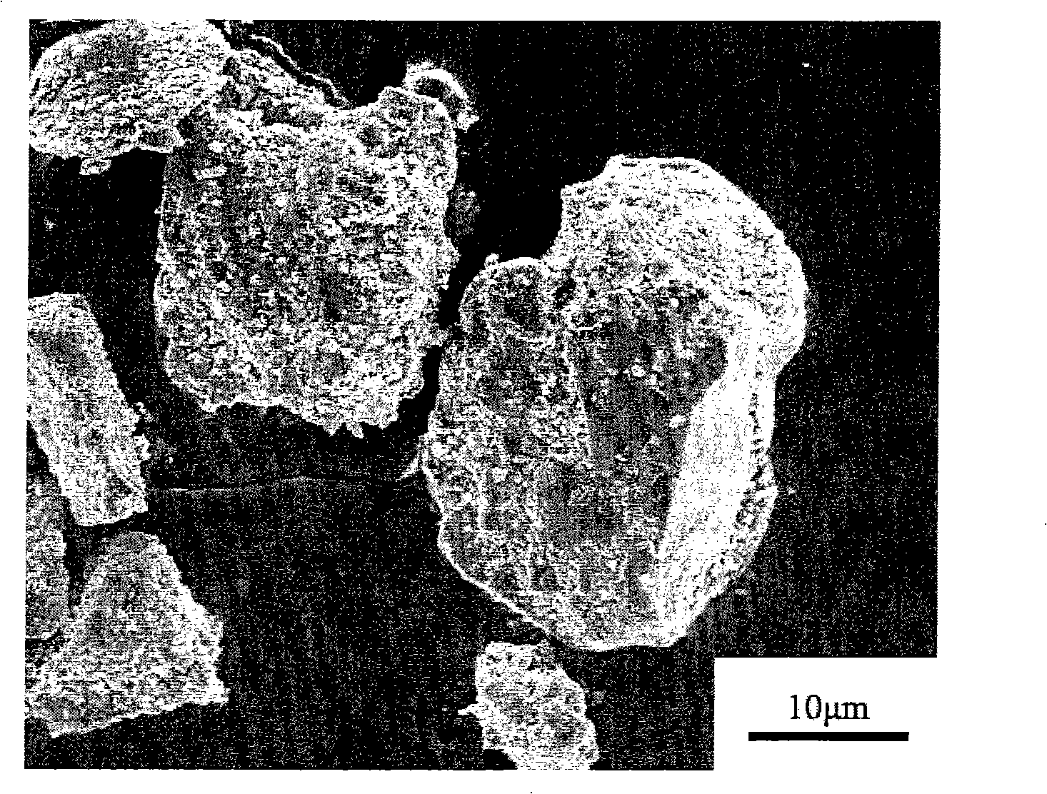 Yttrium coated stable zirconium oxide powder, preparation and application thereof