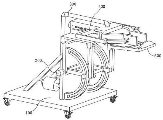 Concrete automatic spraying maintenance device