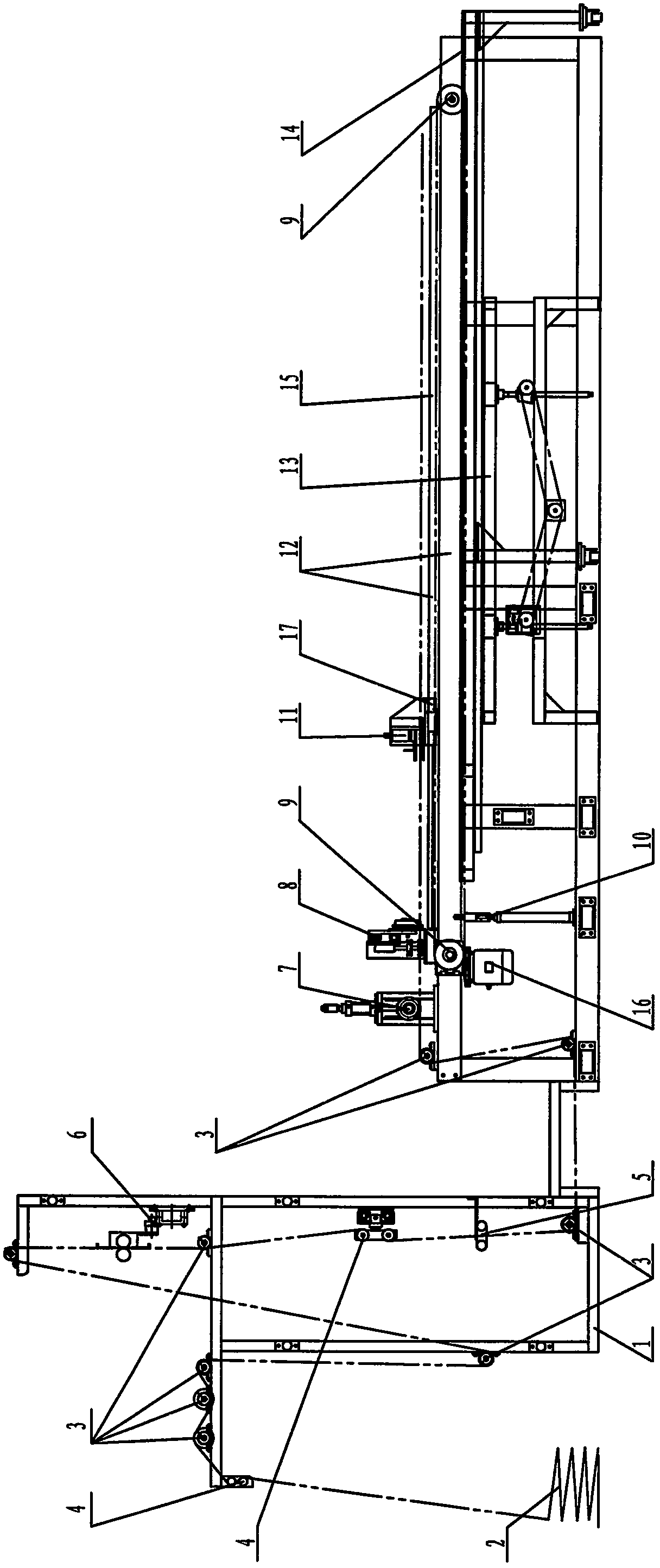 Intelligent full-automatic cloth pulling, splitting and cutting machine