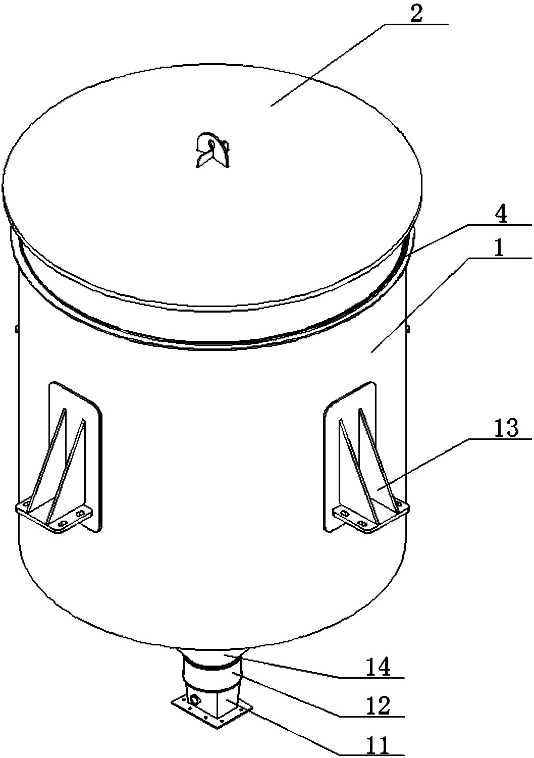 Big bag feeding device