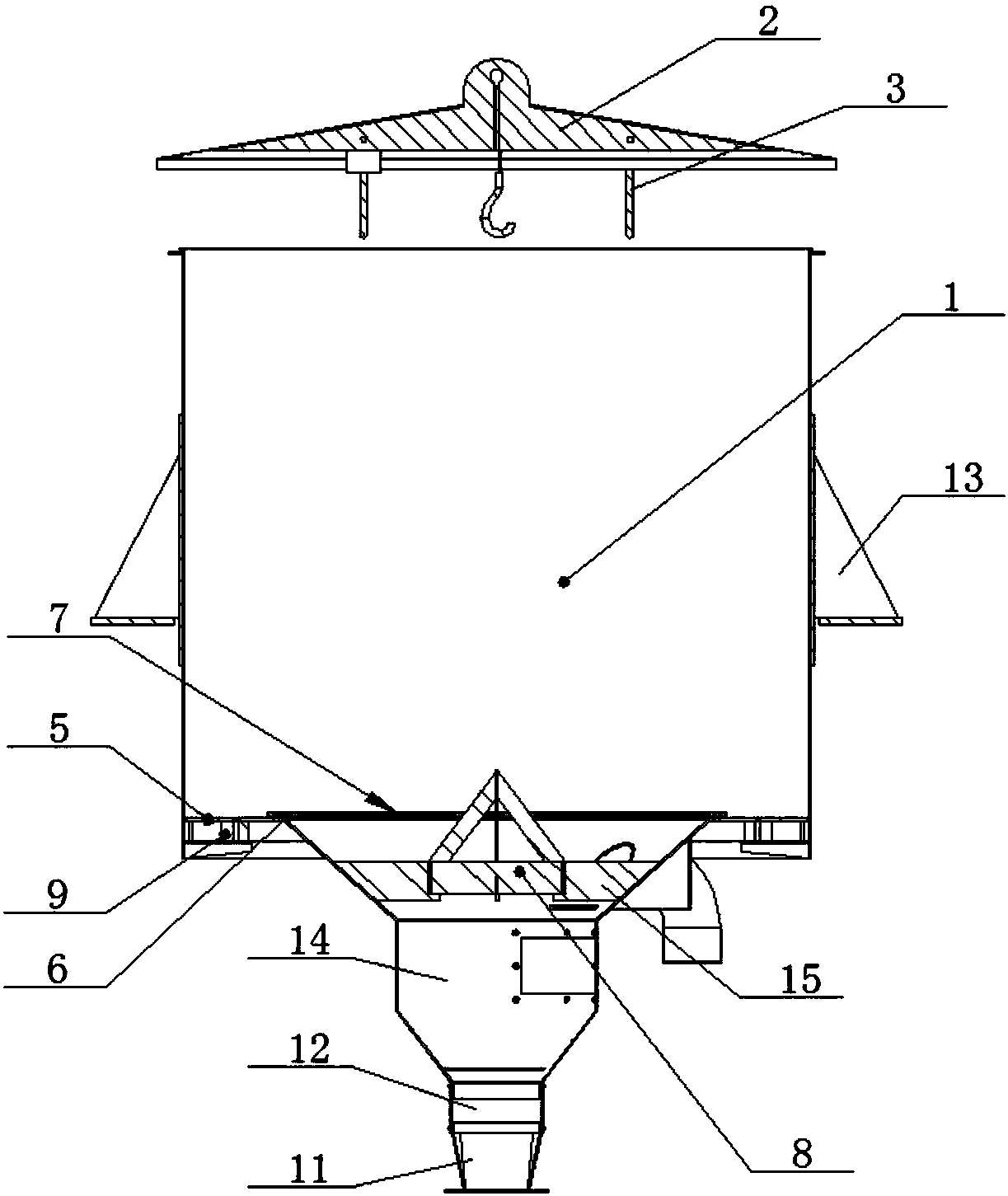 Big bag feeding device