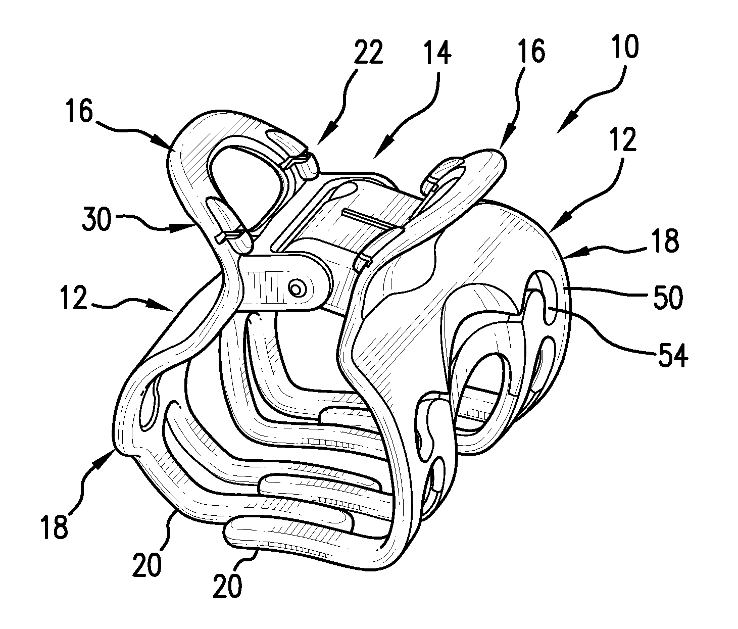 Hair clip with flexing comfort features