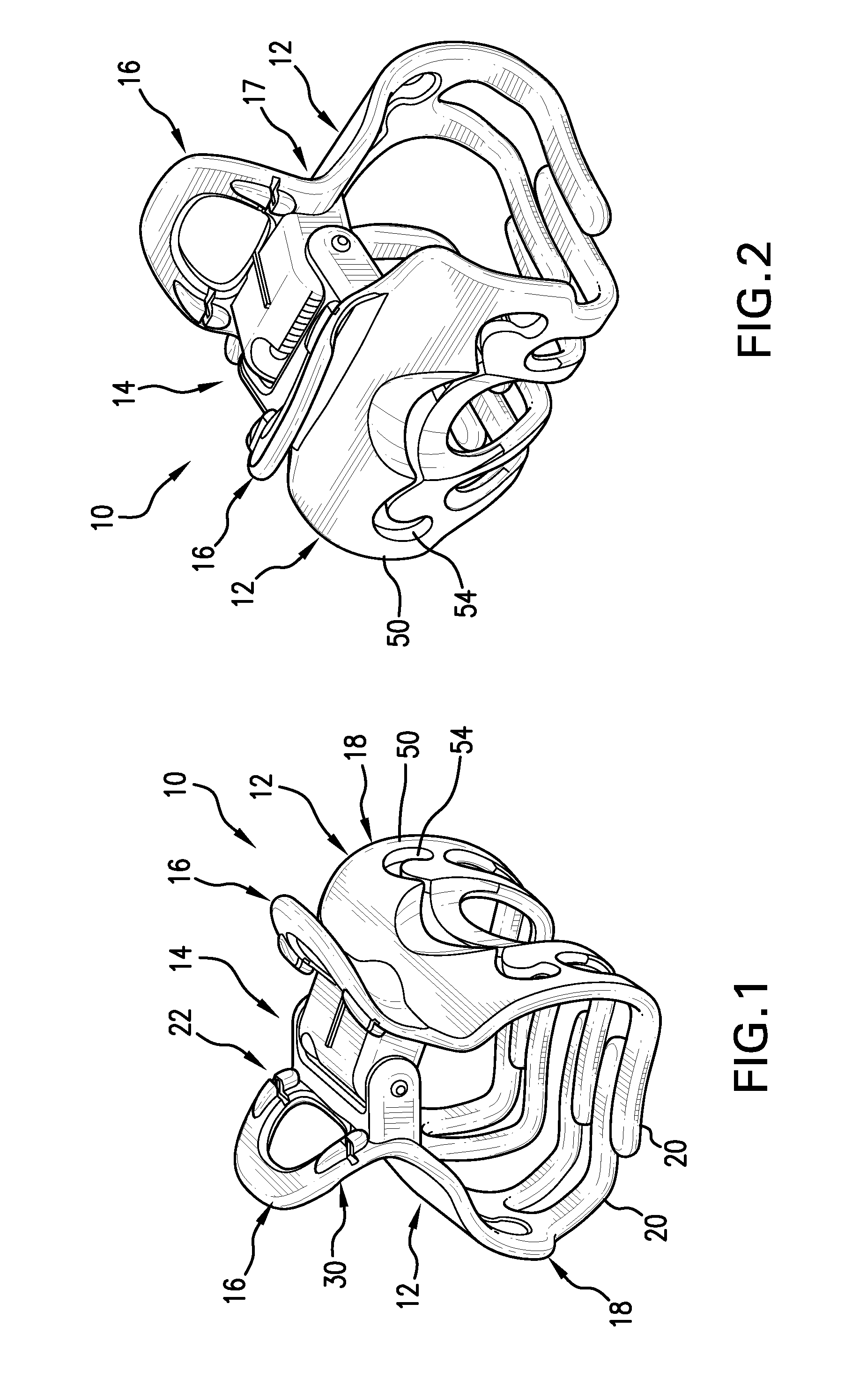 Hair clip with flexing comfort features