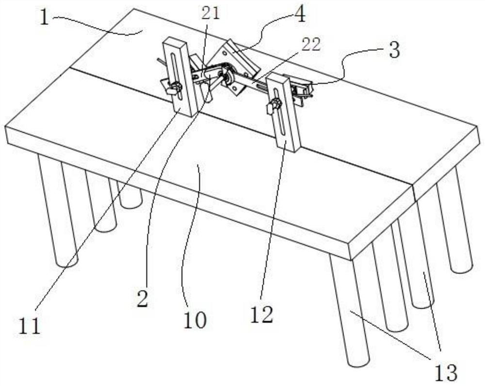 Auxiliary fixing brace for iconographic evaluation