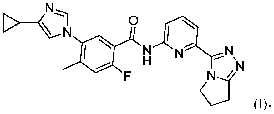 Salt of benzoylaminopyridine derivative and application thereof in medicines