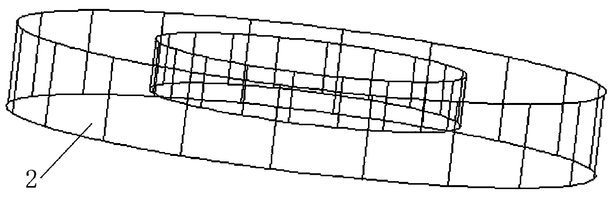 An anti-subsidence cement rod reinforcement foundation