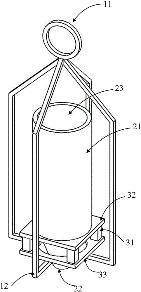 Control method for aluminum electrolysis crown block stock bin material level online monitoring and fault alarm system