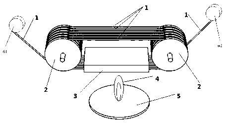 Simplified baffle layer suitable for IBAD-MgO (ion beam assisted deposition-magnesium oxide) growth on metal substrate and preparation method thereof