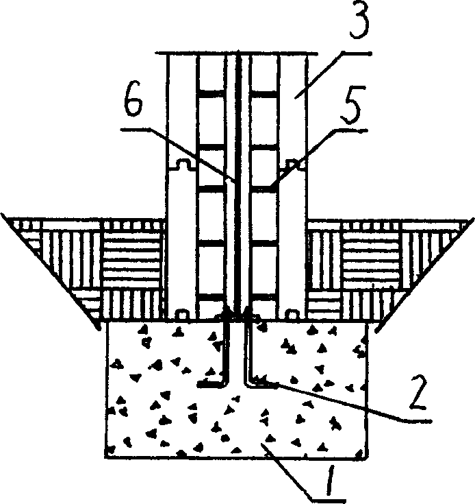 Composite heat insulation concrete shear wall and its construction method