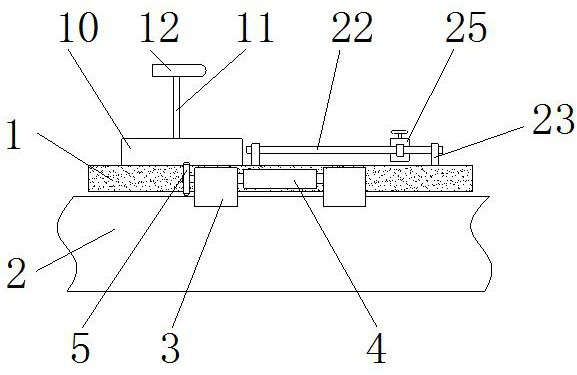 Infant chest X-ray fixing device for imaging department