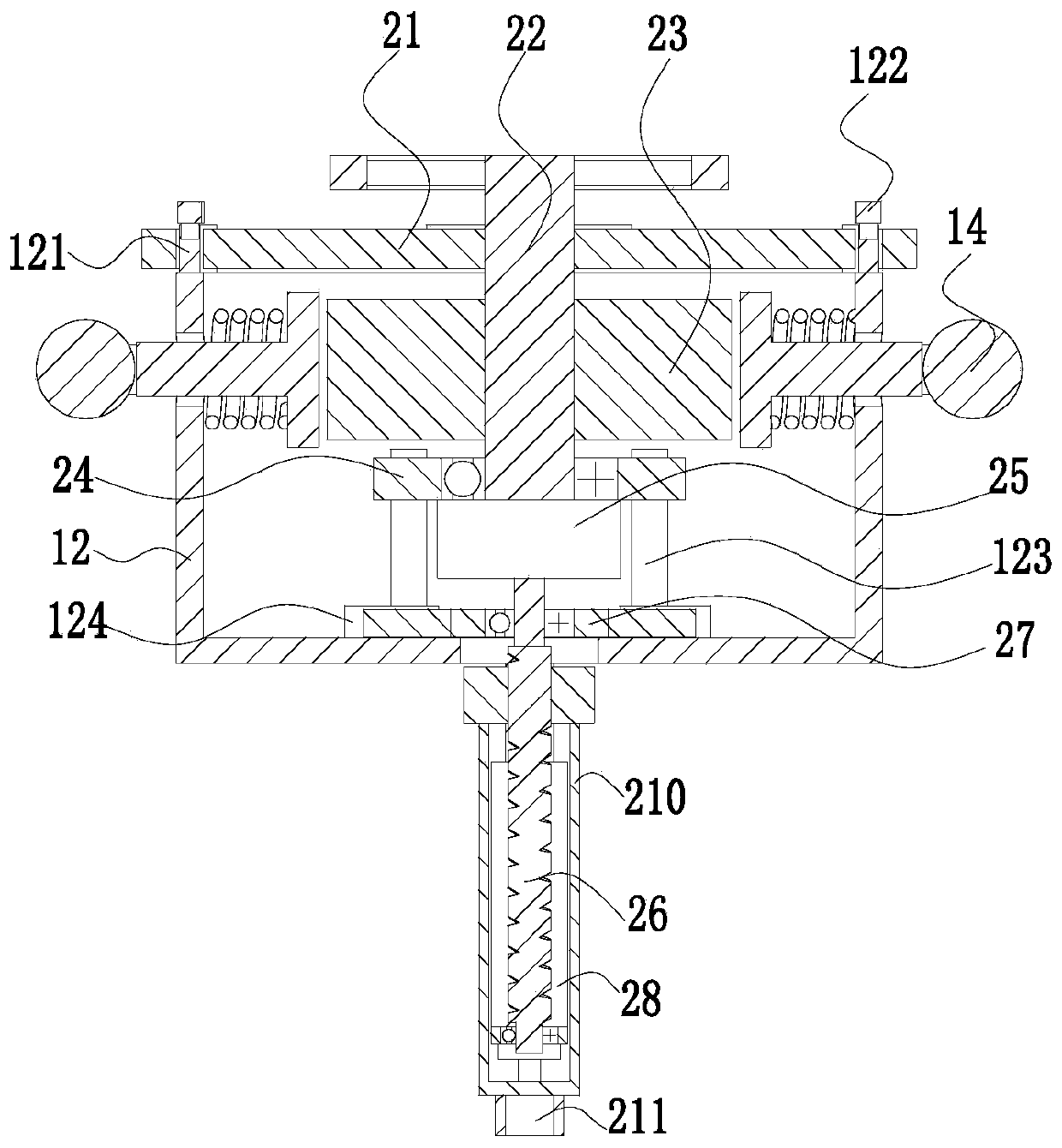 Underground water content exploration device for substance searching and exploration method thereof