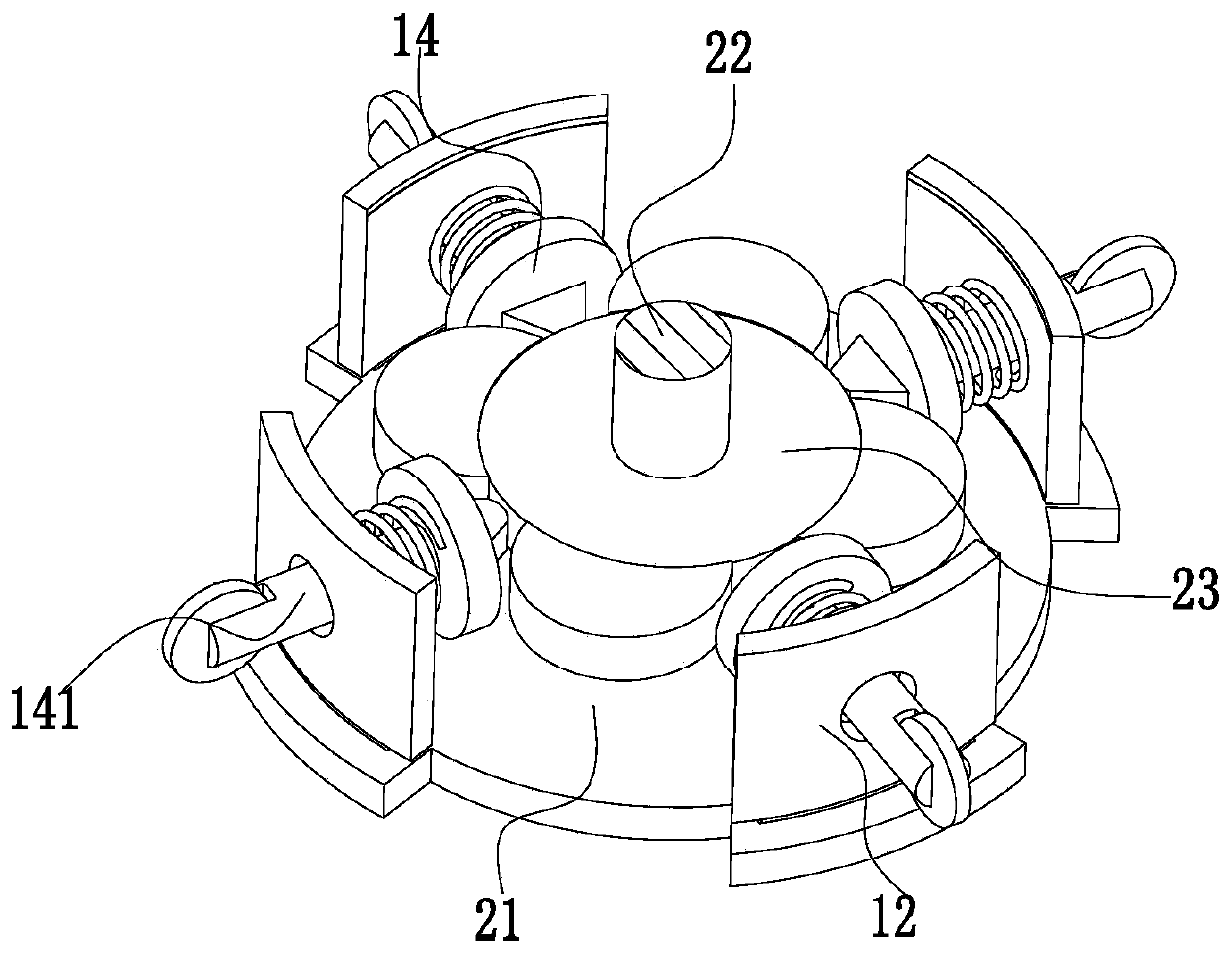 Underground water content exploration device for substance searching and exploration method thereof