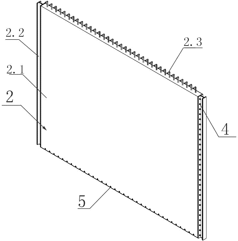 Steel reinforced concrete shear wall assembling type space modularized structure system and construction method