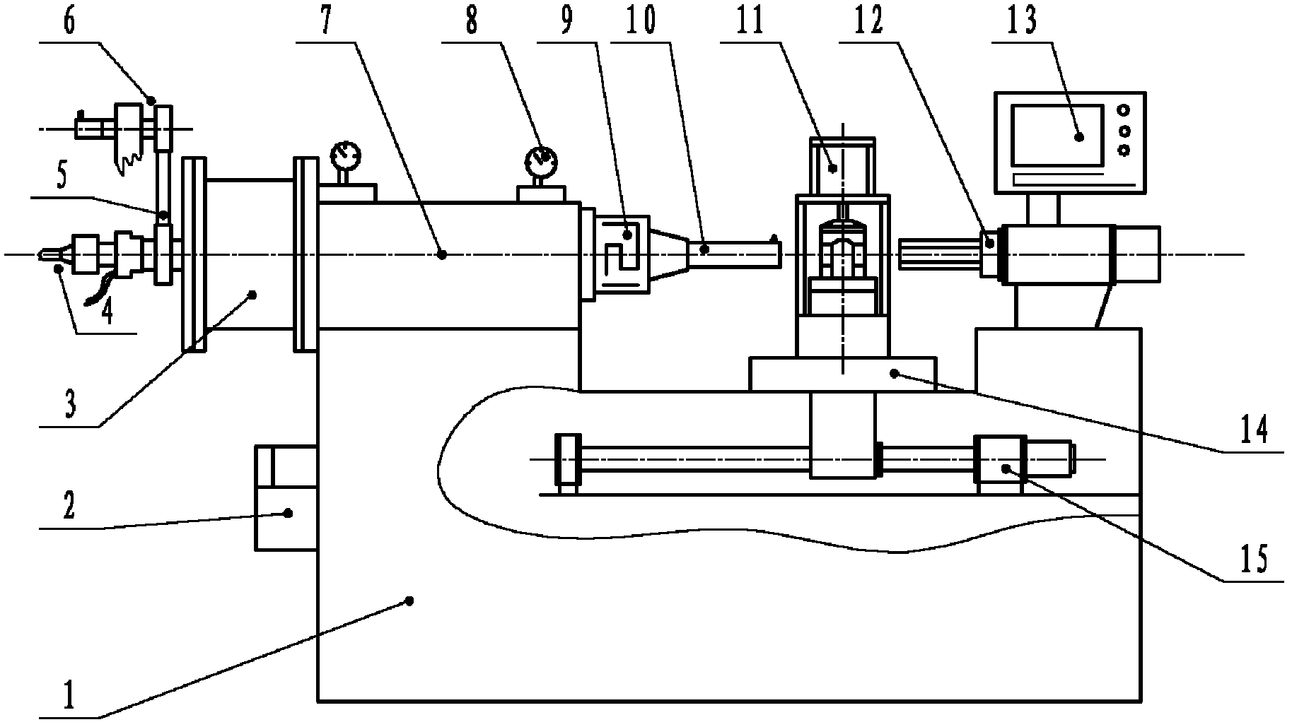 Novel compensating device for boring cutter