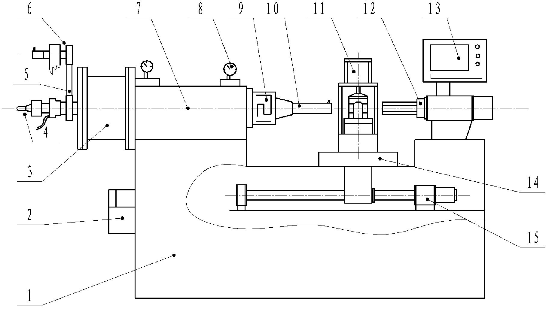 Novel compensating device for boring cutter