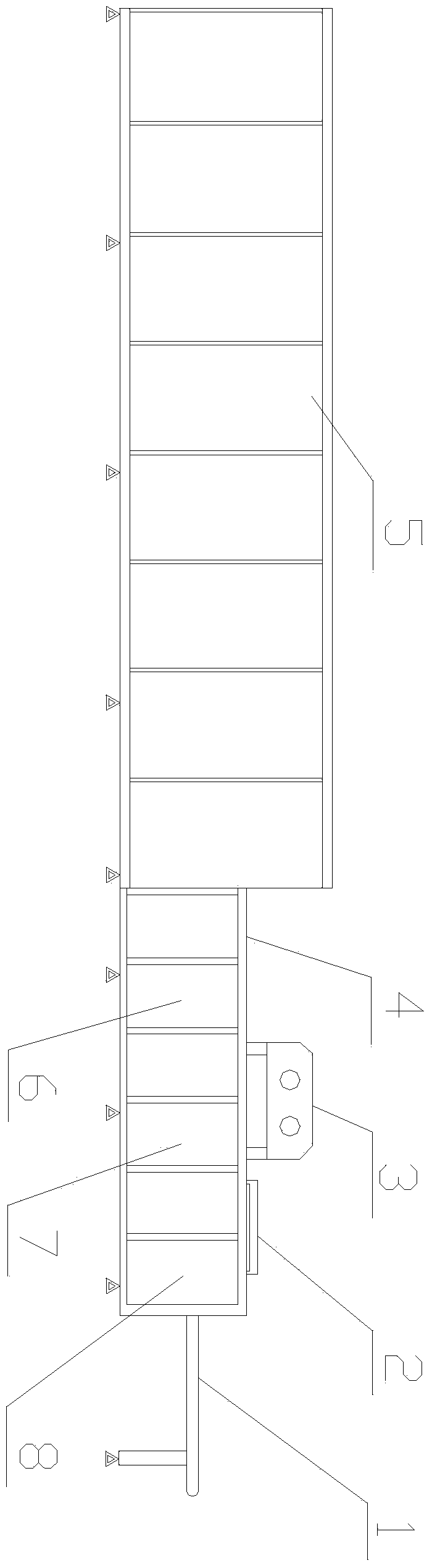 Chain-free automatic casting machine for chocolate