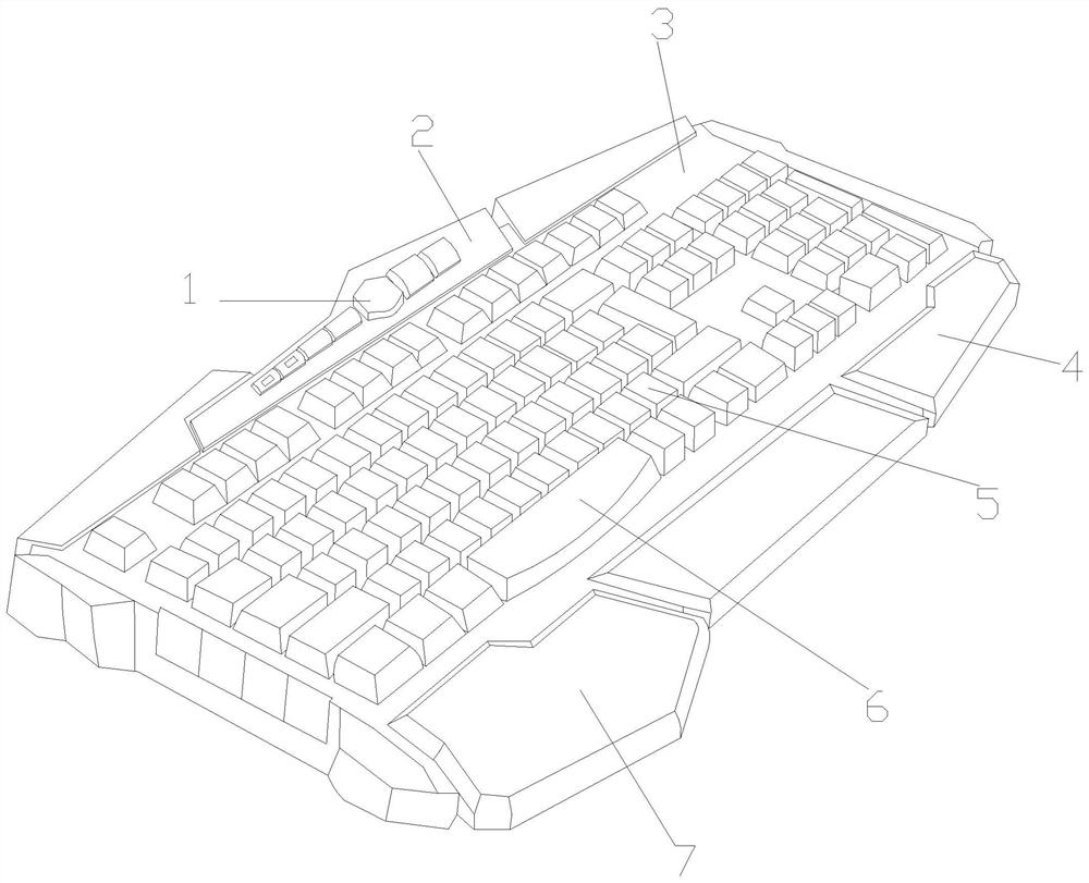 A keyboard that uses magnetic assisted double locking to prevent keycaps from falling off