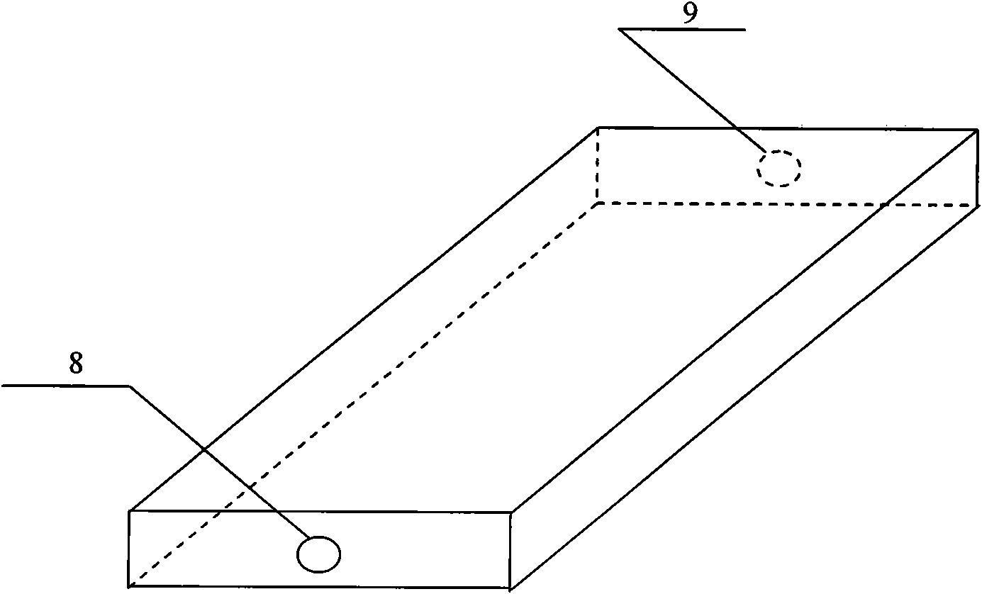 Porous material solar energy air heat-collecting device