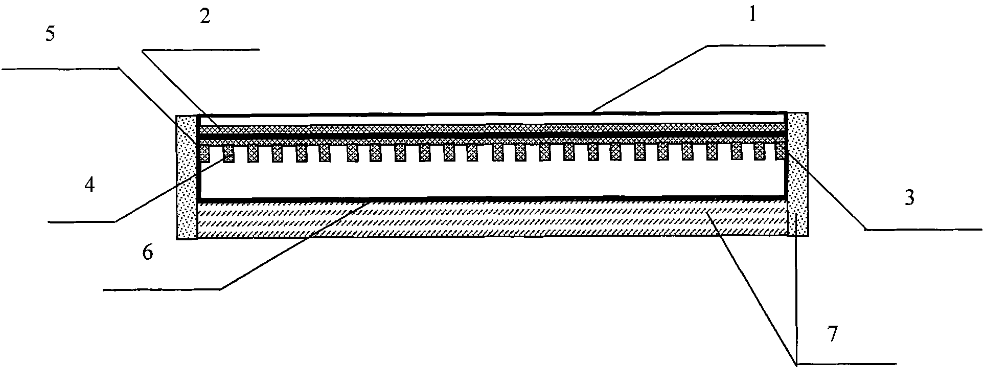 Porous material solar energy air heat-collecting device