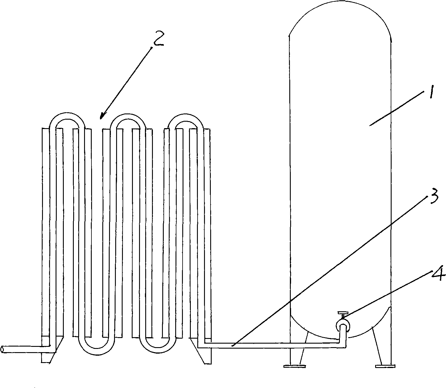 Nitrogen gas conveying device