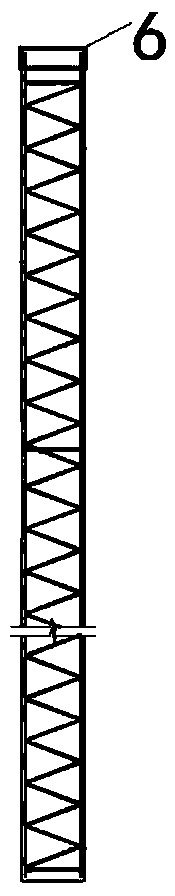 Slide-resistant pile and geogrid combined damaged mountain repair method and structure