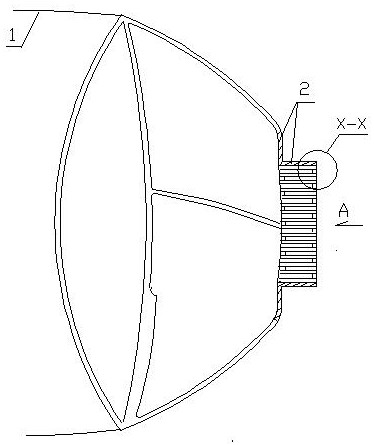 An ultra-low resistance three-dimensional composite membrane filter element and a protective mask made of it