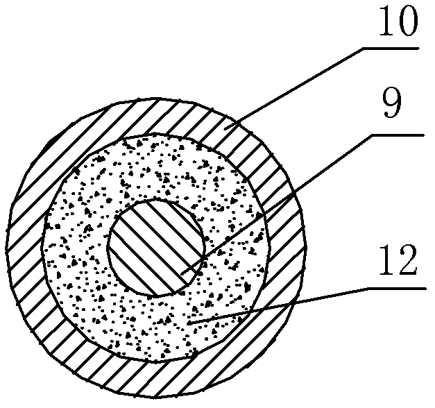 Method for preventing settling and cracking of terrace with large area by utilizing combined prestressing concrete beams at region with soft soil layer