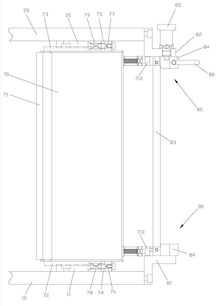 Quick cleaning device for printing color group