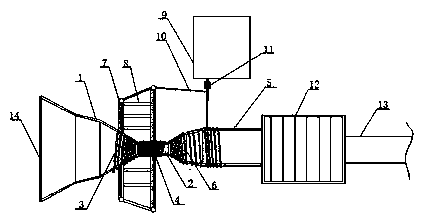 Low-power-consumption vehicle-mounted air conditioner capable of achieving cooling through natural wind