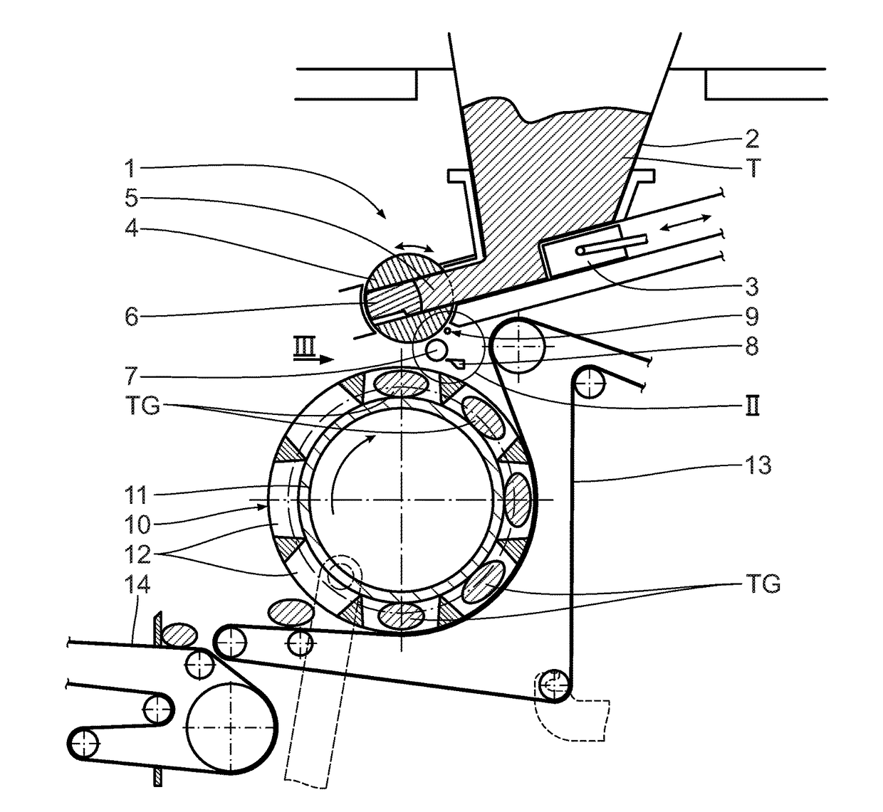 Transfer Apparatus for Dough Pieces