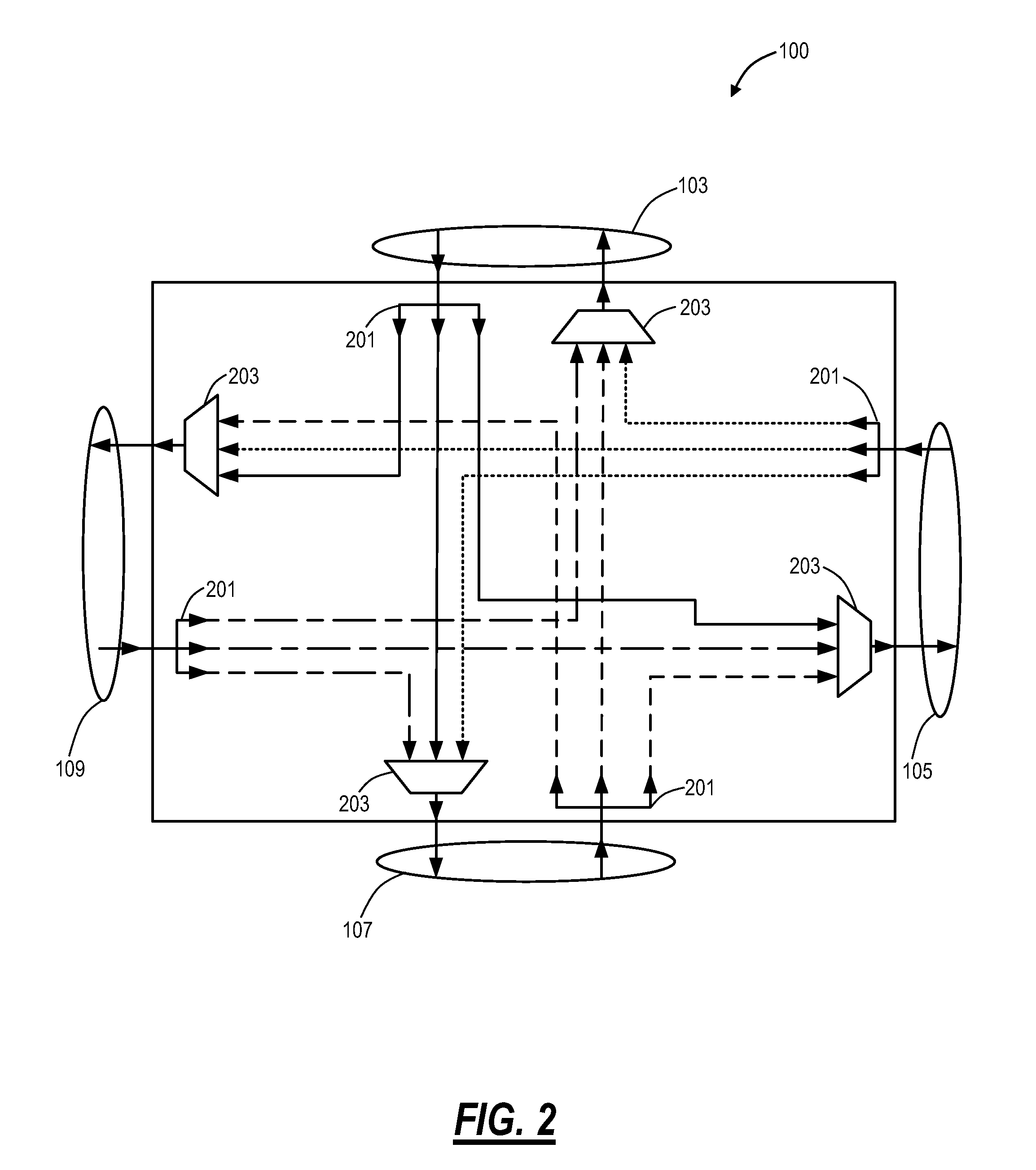 Colorless, directionless, and gridless optical network, node, and method