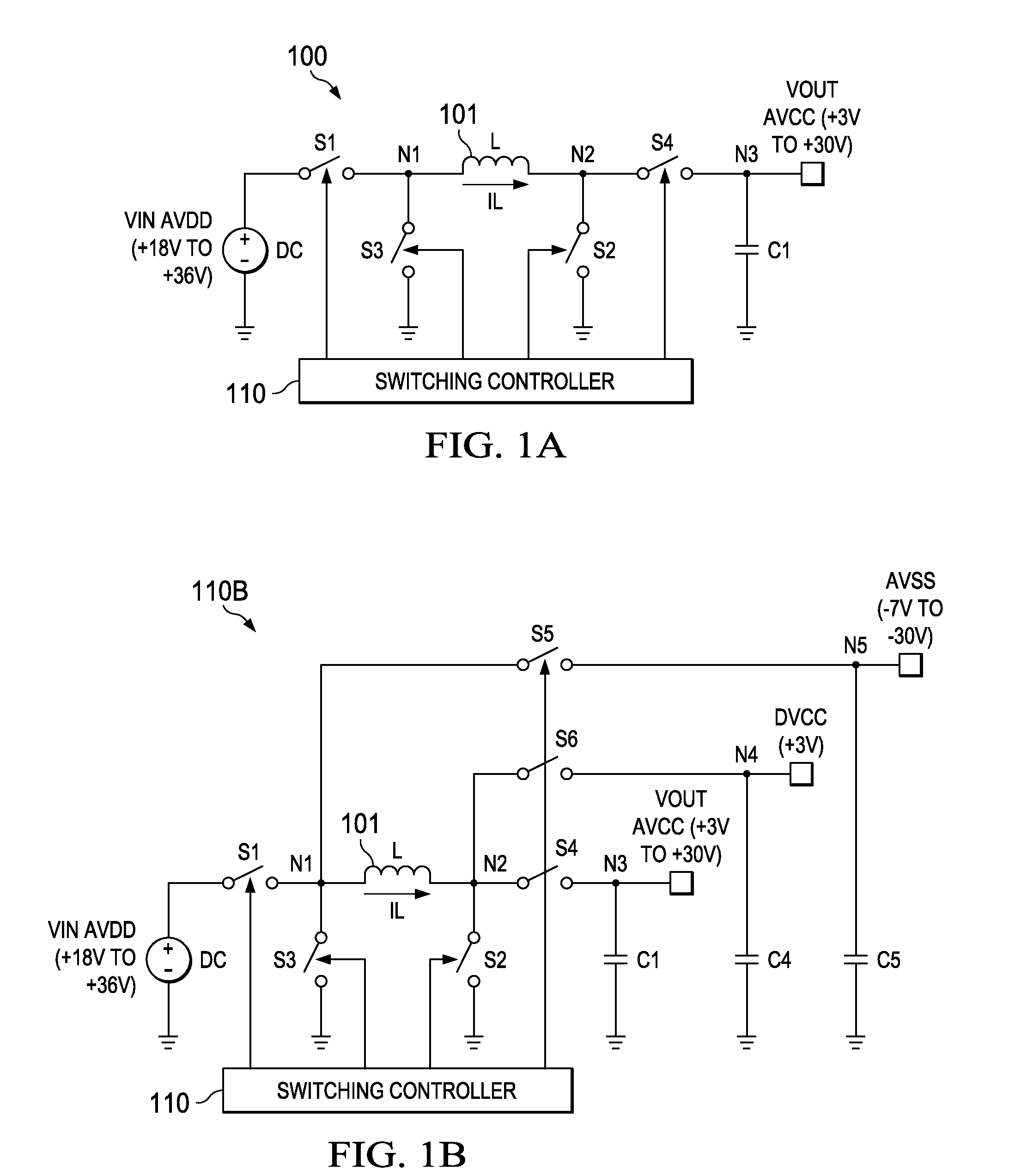 Buck-boost converter with buck-boost transition switching control