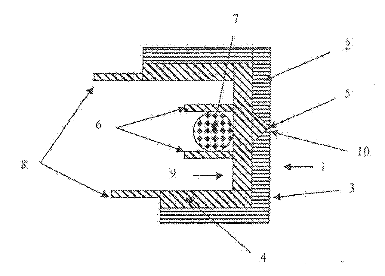 Galvanically decorated decorative element with contour light