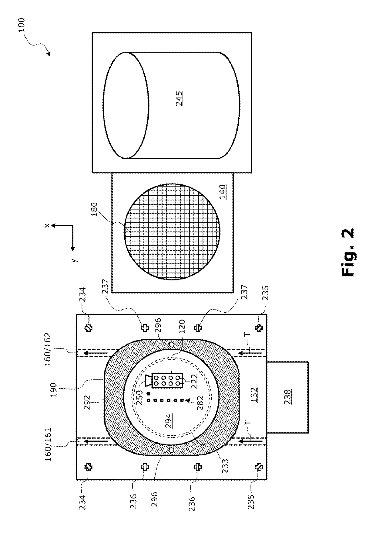 Placement machine and method for equipping a substrate with unhoused chips