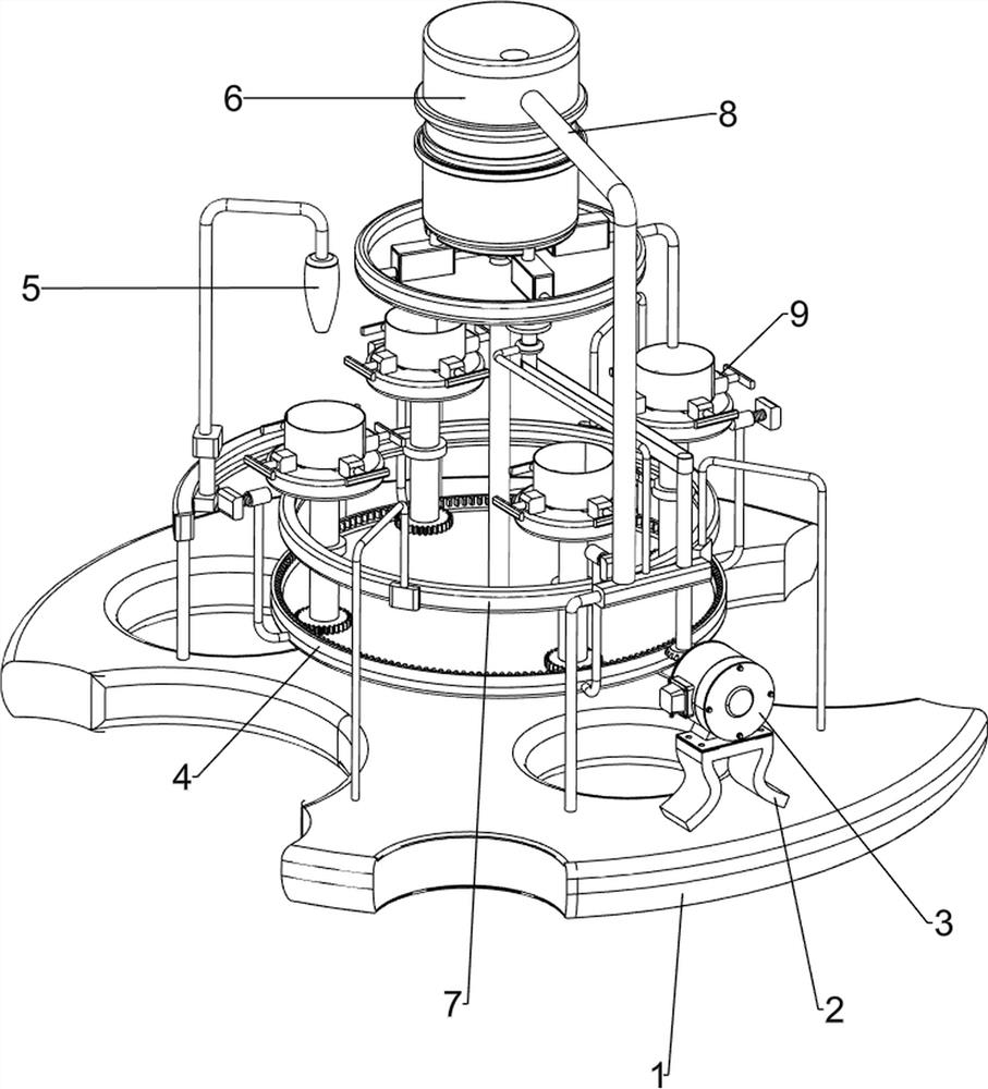 Automatic quick-freezing forming equipment for soapy water