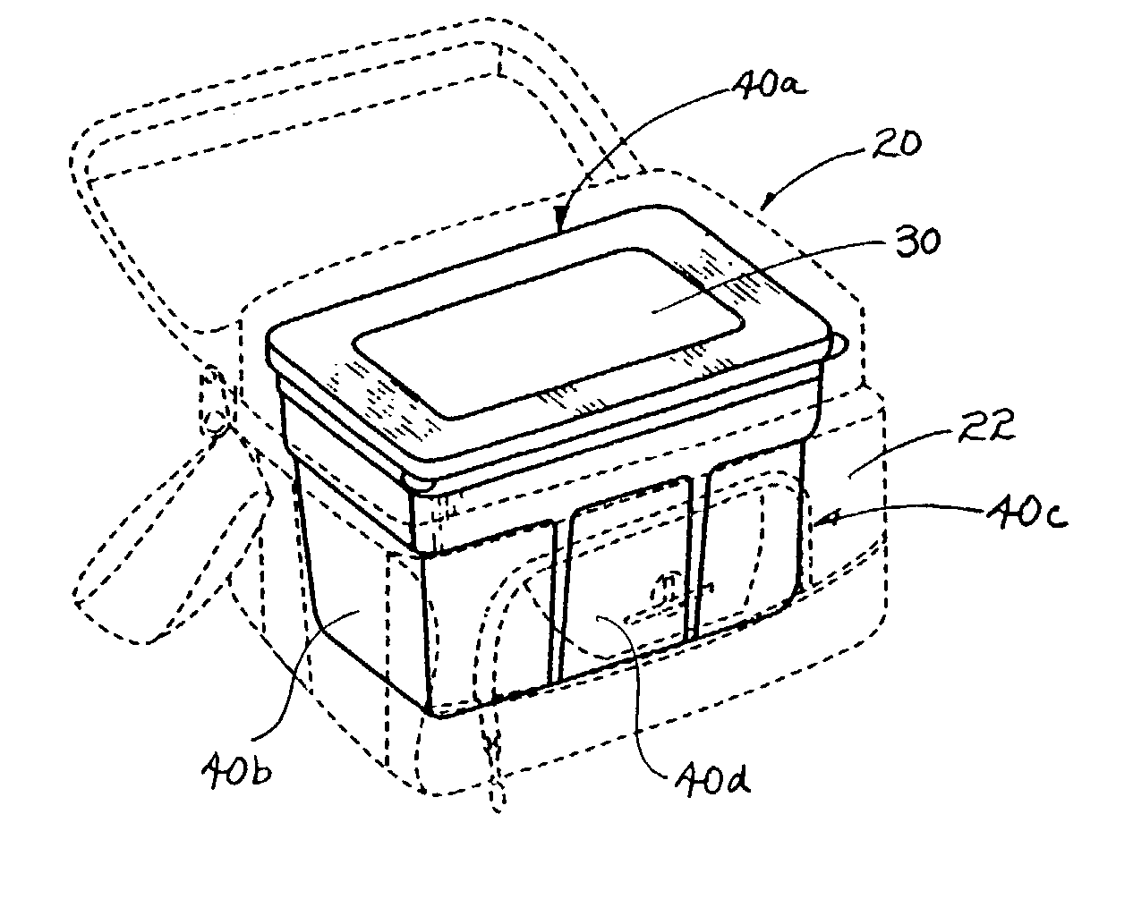 Liquid resistant cooler container