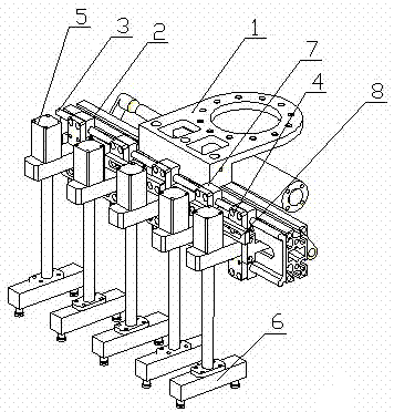 Robot hand grip for packaging and conveying dispersed materials