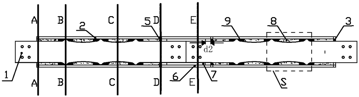 Assembled large-scale buckling-restrained bracing member