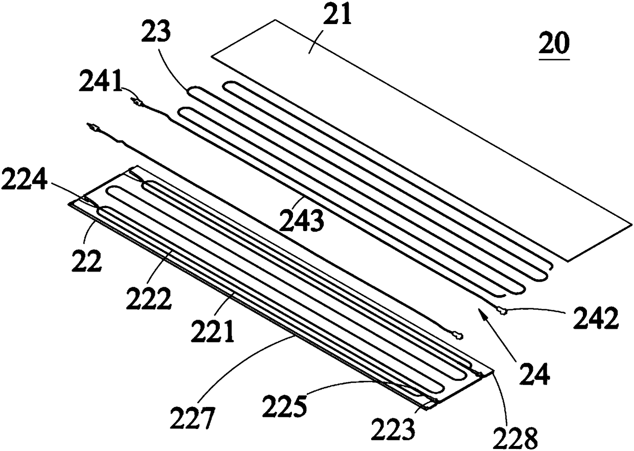 Self-heating floor and self-heating floor system thereof