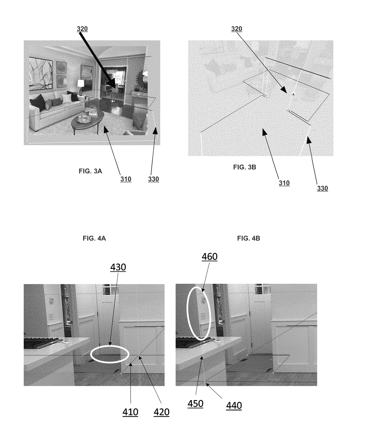 Modeling indoor scenes based on digital images