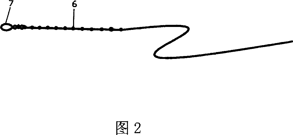 Device for ligaturing left atrial appendage and using method thereof